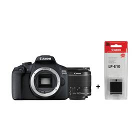 Digitální fotoaparát Canon 2000D + 18-55 IS II + LP-E10 černý

 obrázek produktu 7 z 7