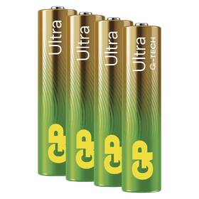 Baterie alkalická GP Ultra AAA (LR03), 4 ks 

 obrázek produktu 2 z 5