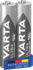 Baterie lithiová Varta Professional AAA, FR03, blistr 2ks 

 obrázek produktu 2 z 2