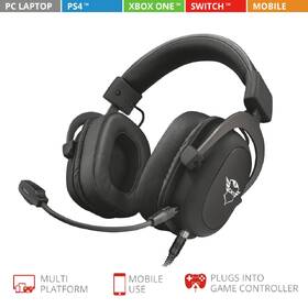 Headset Trust GXT 414 Zamak Premium Multiplatform Gaming černý

 obrázek produktu 5 z 13