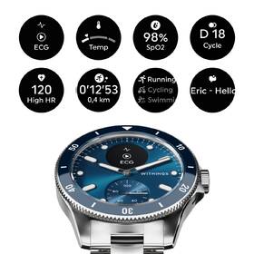 Chytré hodinky Withings Scanwatch Nova 42 mm stříbrné/modré

 obrázek produktu 4 z 7