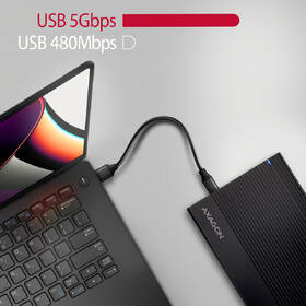 Externí rámeček Axagon RIBBED box USB-C 3.2 Gen 1 - SATA 6G 3.5" černý

 obrázek produktu 5 z 5