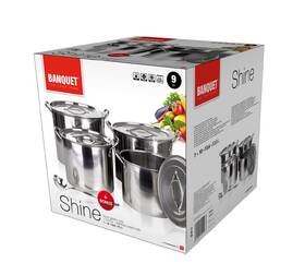 Sada hrnců BANQUET Shine, 9 dílů 

 obrázek produktu 4 z 9