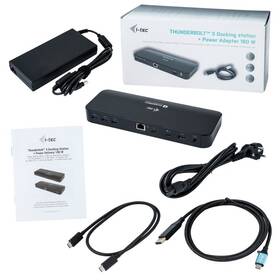 Dokovací stanice i-tec Thunderbolt 3 Dual 4K + USB-C na DisplayPort (1,5 m) + Power Adapter 180W 

 obrázek produktu 4 z 6