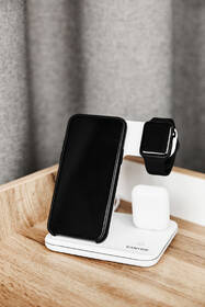 Bezdrátová nabíječka Canyon 3v1 pro telefon, Apple Watch, Airpods bílá

 obrázek produktu 5 z 5