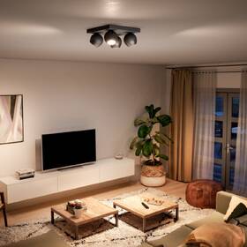 Bodové svítidlo Philips Buckram White Ambiance 4 Spot černé

 obrázek produktu 4 z 6