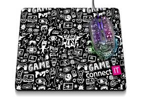 Podložka pod myš Connect IT Doodle malá, 32 x 26 cm černá/bílá

 obrázek produktu 3 z 5