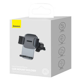 Držák na mobil Baseus Easy Control Clamp, do ventilační mřížky černý

 obrázek produktu 10 z 11