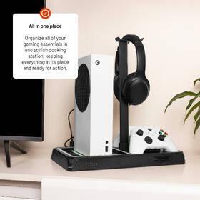 Dokovací stanice FIXED pro Xbox Series X a S s odvětráváním a nabíjením pro dva ovladače Xbox černá

 obrázek produktu 8 z 11