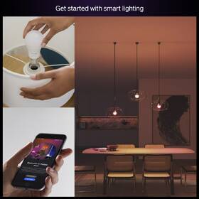 Chytrá žárovka Philips Essential Bluetooth, 8 W, A60, E27, White and Color Ambiance (3 ks) 

 obrázek produktu 4 z 8