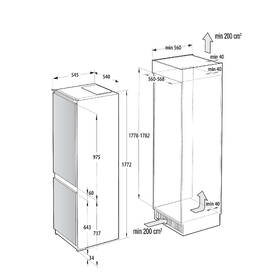 Chladnička s mrazničkou Gorenje NRKI517D61WF bílá

 obrázek produktu 12 z 12