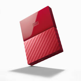 Externí pevný disk 2,5" Western Digital 1TB červená barva
