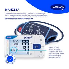 Tlakoměr na paži HARTMANN Duo Control manžeta vel. M 

 obrázek produktu 3 z 8