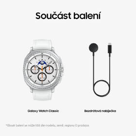 Chytré hodinky Samsung Galaxy Watch8 Classic 46 mm bílé

 obrázek produktu 13 z 19