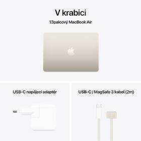 Notebook Apple 13" M4 10× GPU, 16GB, 512GB - hvězdně bílý CZ 

 obrázek produktu 10 z 10
