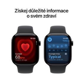 Chytré hodinky Apple GPS 46mm klavírně černý hliník - černý sportovní řemínek - M/L 

 obrázek produktu 4 z 7