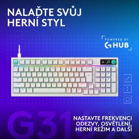 Klávesnice Logitech G316 X 98, US INT'L layout bílá

 obrázek produktu 8 z 18