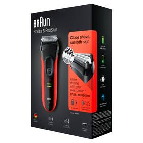 Holicí strojek Braun 3030s černý/červený

 obrázek produktu 7 z 7