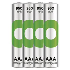 Baterie nabíjecí GP ReCyko 950 AAA (HR03), 4 ks 

 obrázek produktu 1 z 2