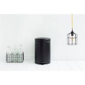 Odpadkový koš Brabantia NewIcon 20 l, matt black černý

 obrázek produktu 4 z 5