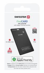 Lokátor Swissten Find Card s funkcí Apple Find My černý

 obrázek produktu 6 z 6