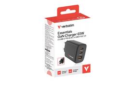 Nabíječka do sítě Verbatim Essentials 65W, 2×USB-C PD, 1×USB-A QC černá

 obrázek produktu 5 z 5
