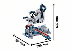 Pila pokosová Bosch Professional GCM 18V-254 D (bez baterie) 

 obrázek produktu 1 z 10