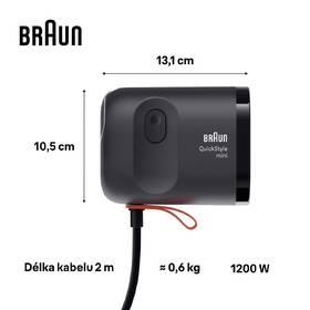 Ruční napařovač oděvů Braun GS1071BK černý

 obrázek produktu 5 z 13