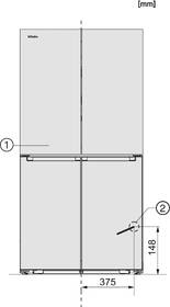 Americká lednice Miele KFFD 6741 Nerez/CleanSteel nerez

 obrázek produktu 10 z 10