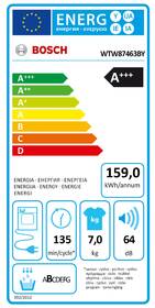 Sušička prádla Bosch WTW87463BY bílá

 obrázek produktu 1 z 5
