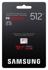 Paměťová karta Samsung 512GB P9 microSD Express bílá

 obrázek produktu 3 z 4