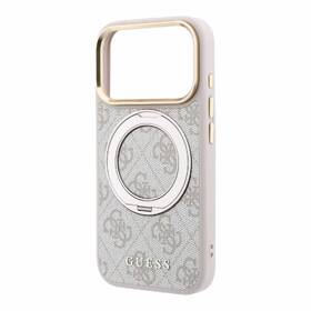 Kryt na mobil Guess PU 4G Ring Stand MagSafe na Apple iPhone 18 Pro růžový

 obrázek produktu 1 z 6