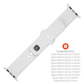 Řemínek FIXED Silicone Sporty Strap na Apple Watch 42/44/45mm bílý

 obrázek produktu 3 z 5