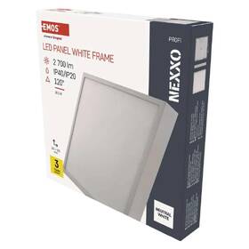 Stropní svítidlo EMOS Nexxo 28,5, 30x30cm, 2700lm, neutrální bílá bílé

 obrázek produktu 2 z 4
