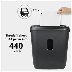 Skartovač DESQ 4 x 35 mm, 21l černý

 obrázek produktu 8 z 15