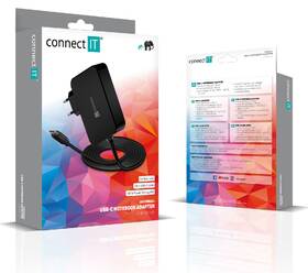 Napájecí adaptér Connect IT C-Power USB-C PD 140 W černý

 obrázek produktu 3 z 3