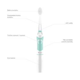 Zubní kartáček TrueLife SonicBrush Kid G bílý

 obrázek produktu 2 z 8