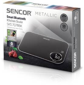 Kuchyňská váha Sencor SKS 7078BK s Bluetooth 

 obrázek produktu 14 z 14