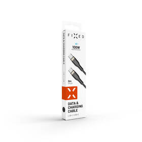 Kabel FIXED USB-C/USB-C s podporou PD, 100W, 2m černý

 obrázek produktu 11 z 11