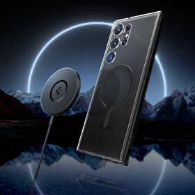 Kryt na mobil Spigen Ultra Hybrid OneTap MagSafe Ring na Samsung Galaxy S23 Ultra průhledný

 obrázek produktu 10 z 15