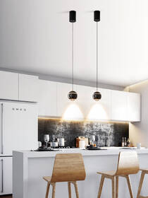 Závěsné svítidlo IMMAX NEO DORMINE SMART stahovací, Zigbee 3.0, TUYA - perleťově černé 

 obrázek produktu 11 z 11