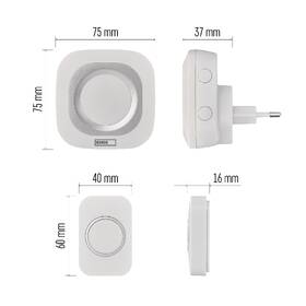 Zvonek bezdrátový EMOS P5733W do zásuvky 

 obrázek produktu 6 z 12