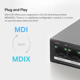 Switch Mercusys MS110P 

 obrázek produktu 8 z 9