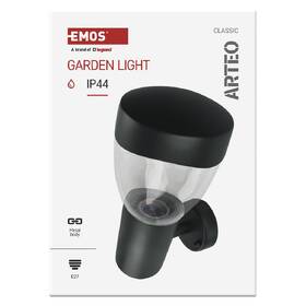 Nástěnné svítidlo EMOS Arteo, ZGA010P, zahradní, E27, IP44, MAX 15W antracitové

 obrázek produktu 7 z 11