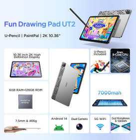 Grafický tablet UGEE UT2 černý

 obrázek produktu 9 z 13