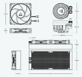 Vodní chladič Arctic Cooling Liquid Freezer III Pro 280 ARGB bílý

 obrázek produktu 6 z 6