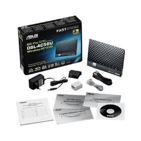 Router Asus DSL-AC56U černá barva
