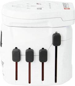 Cestovní adaptér SKROSS PRO World & USB, 6,3A max. bílý

 obrázek produktu 6 z 11