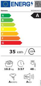Pračka Siemens WG56B2A2CS AquaStop bílá barva
