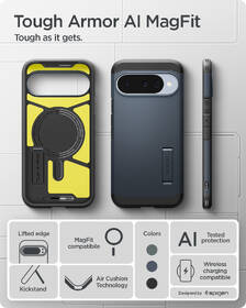Kryt na mobil Spigen Tough Armor MagSafe na Google Pixel 10 Pro/Pixel 10 modrý

 obrázek produktu 11 z 16